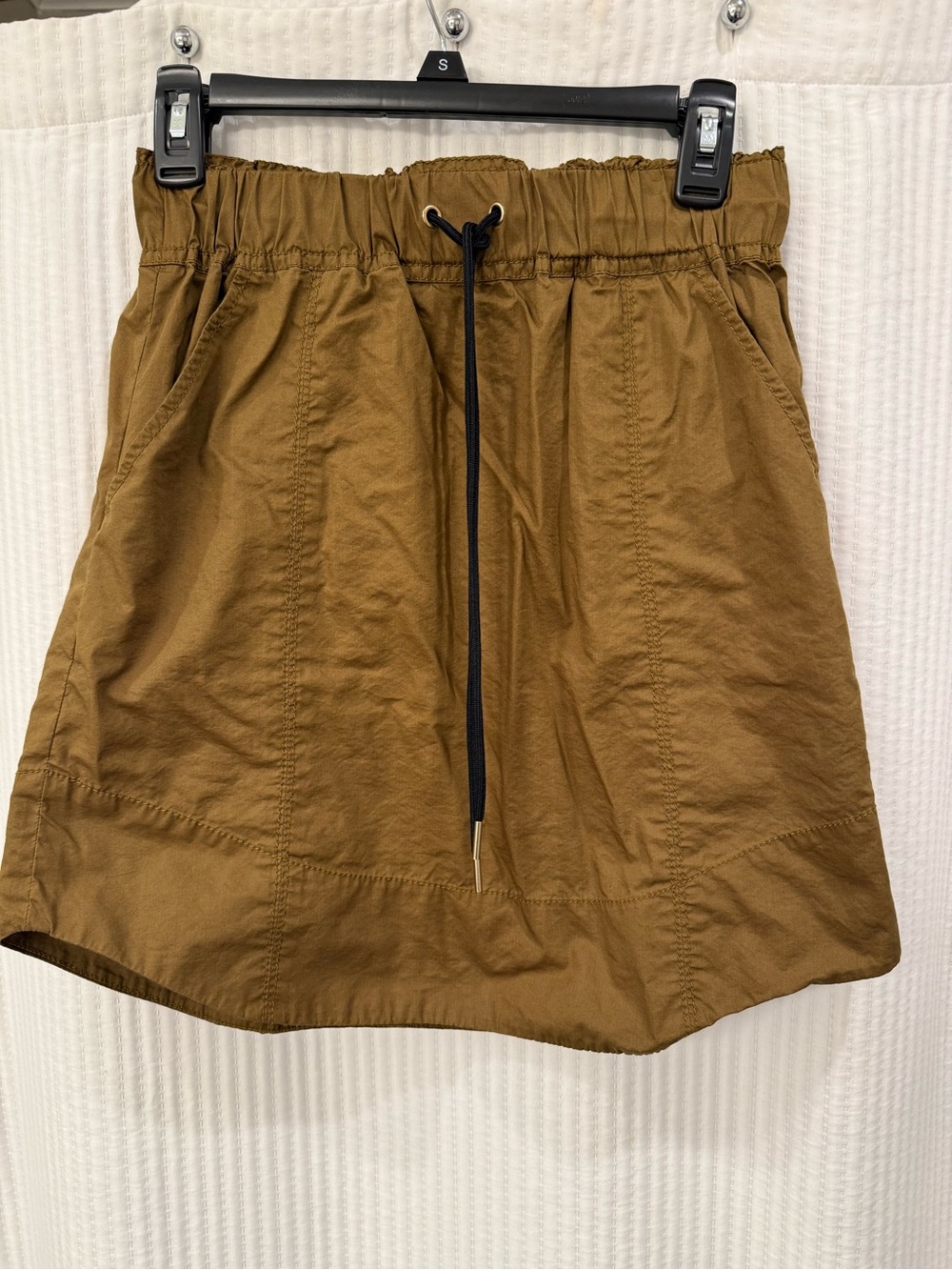 Banana Republic Olive-Brown Drawstring  Skirt - size 2